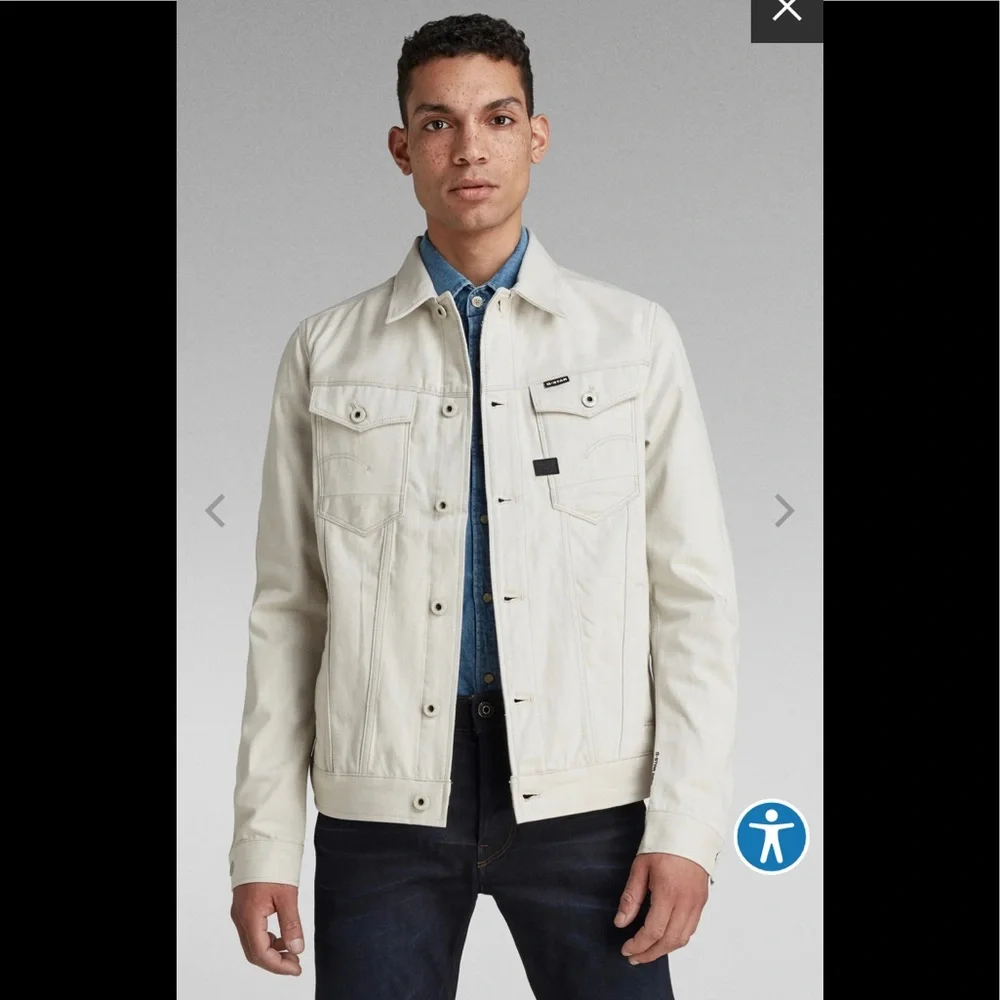 Men’s G-Star Raw Arc 3D Slim Denim Jacket - Picture 1 of 5